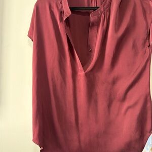 Bundle of 3 Silk Quince Blouses (Ivory, Black, Dark Purple)